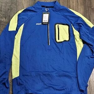 ARSUXEO Pullover Cycling Jersey Mens XL 5 Pockets Reflective NWT